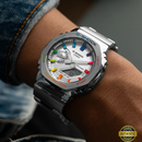 SRX9124-RM88 Prismatic Steel Elite – Premium Analog-Digital Luxury Watch