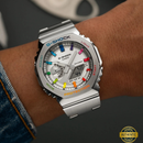 SRX9124-RM88 Prismatic Steel Elite – Premium Analog-Digital Luxury Watch